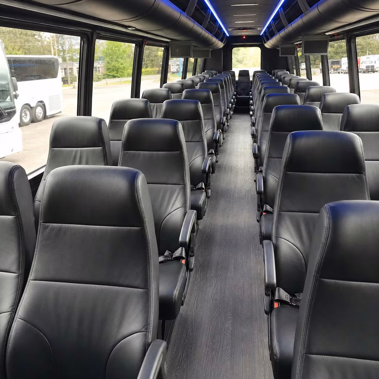 25 passenger minibus interior