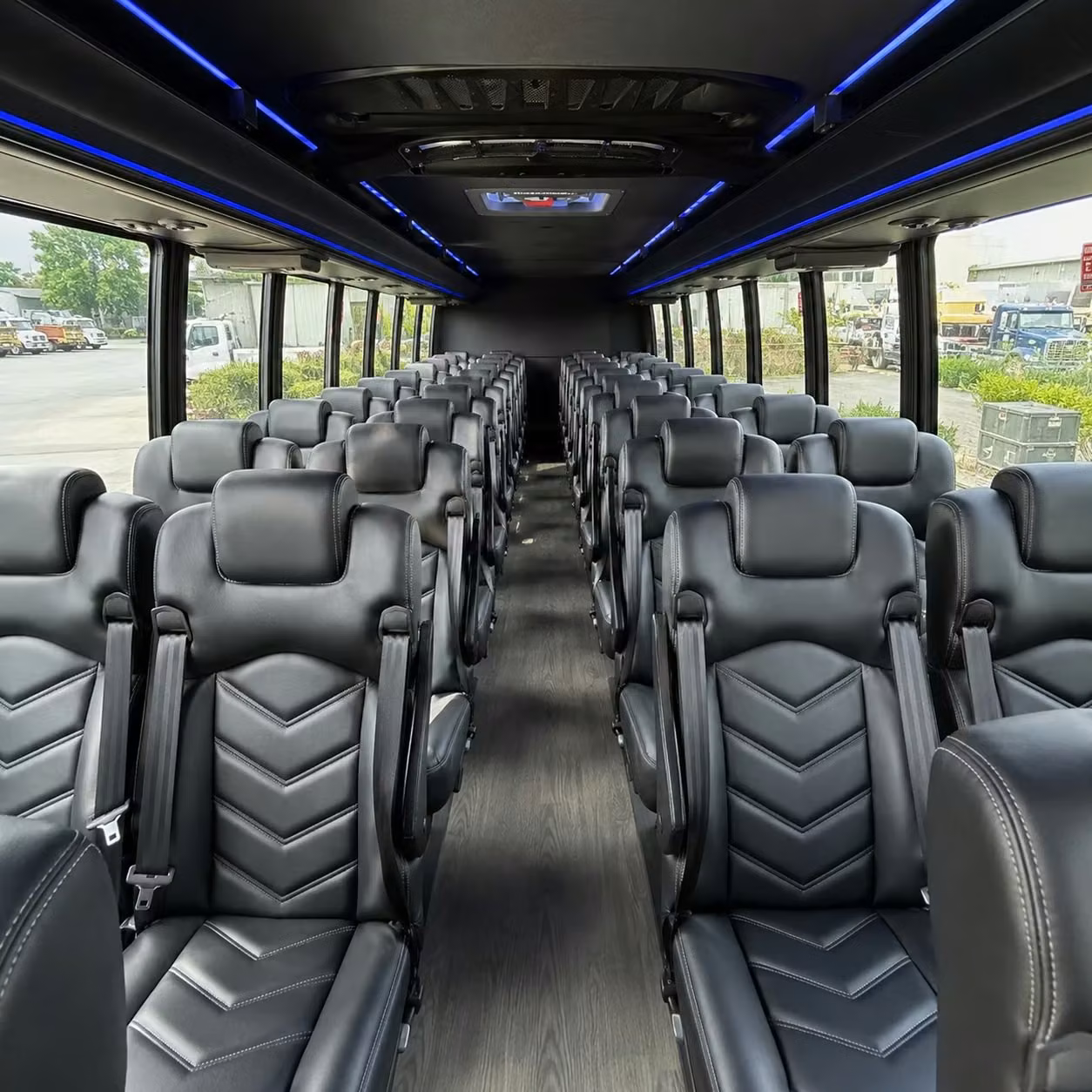 30 passenger minibus inside