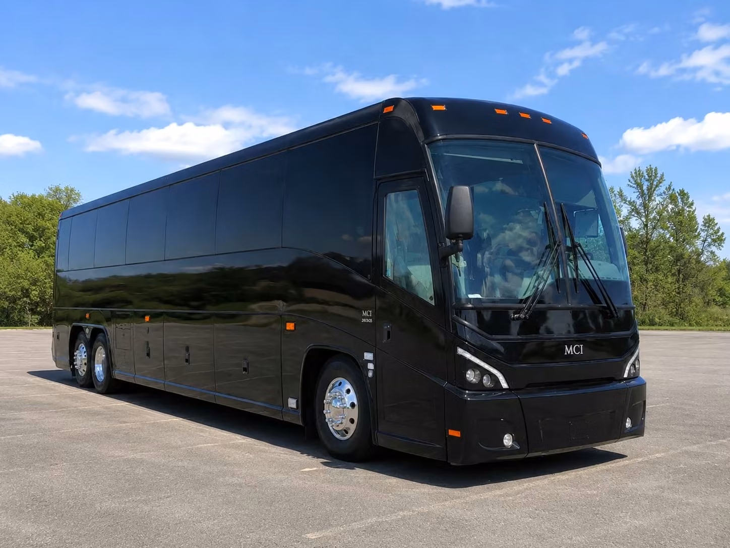 minneapolis charter bus rental exterior