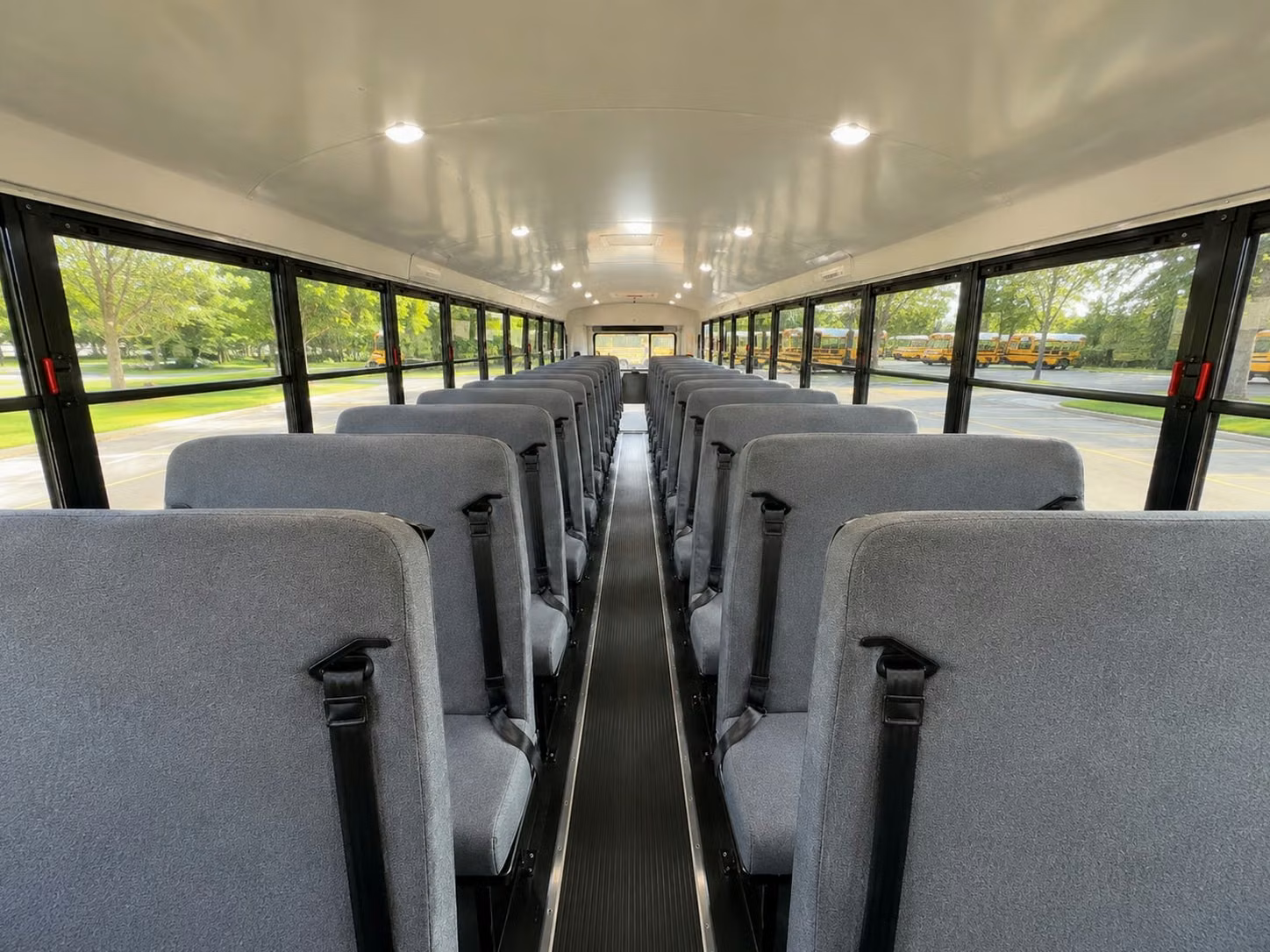 school bus interior